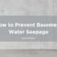basement water