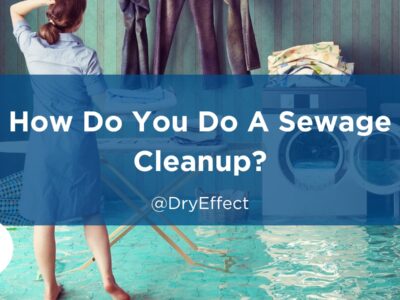 sewage cleanup