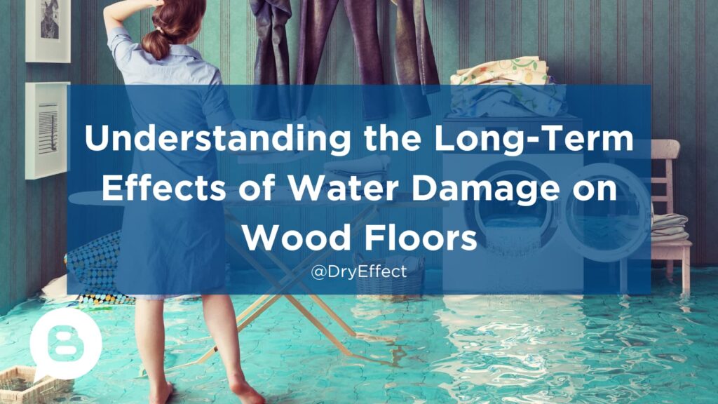 Water damage on wood floors