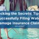 how to get insurance to pay for water damage