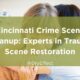 Cincinnati Trauma scene cleanup services