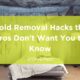 DIY mold removal tricks