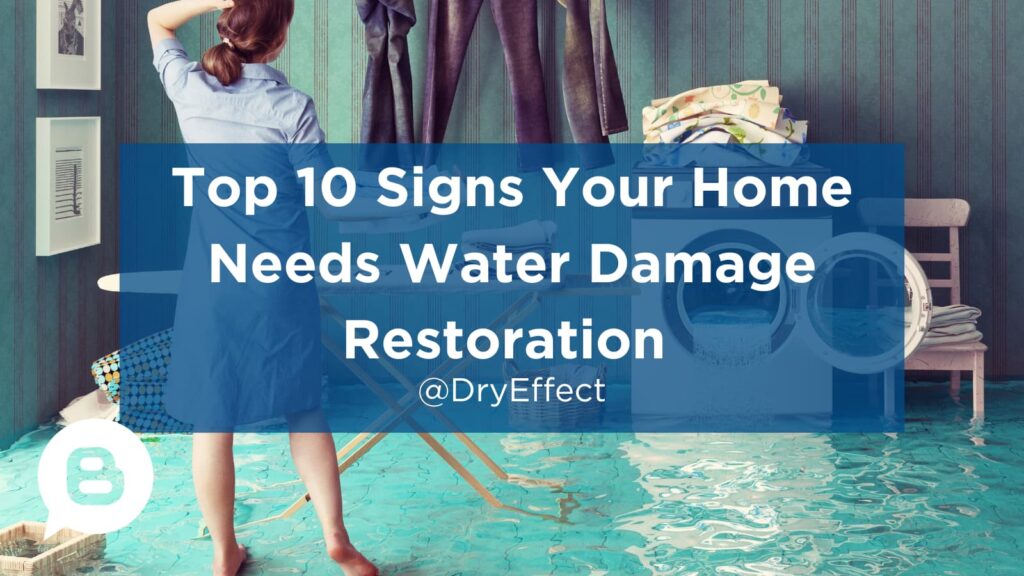 signs of water damage in a home