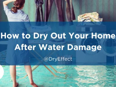 Drying out a home after water damage
